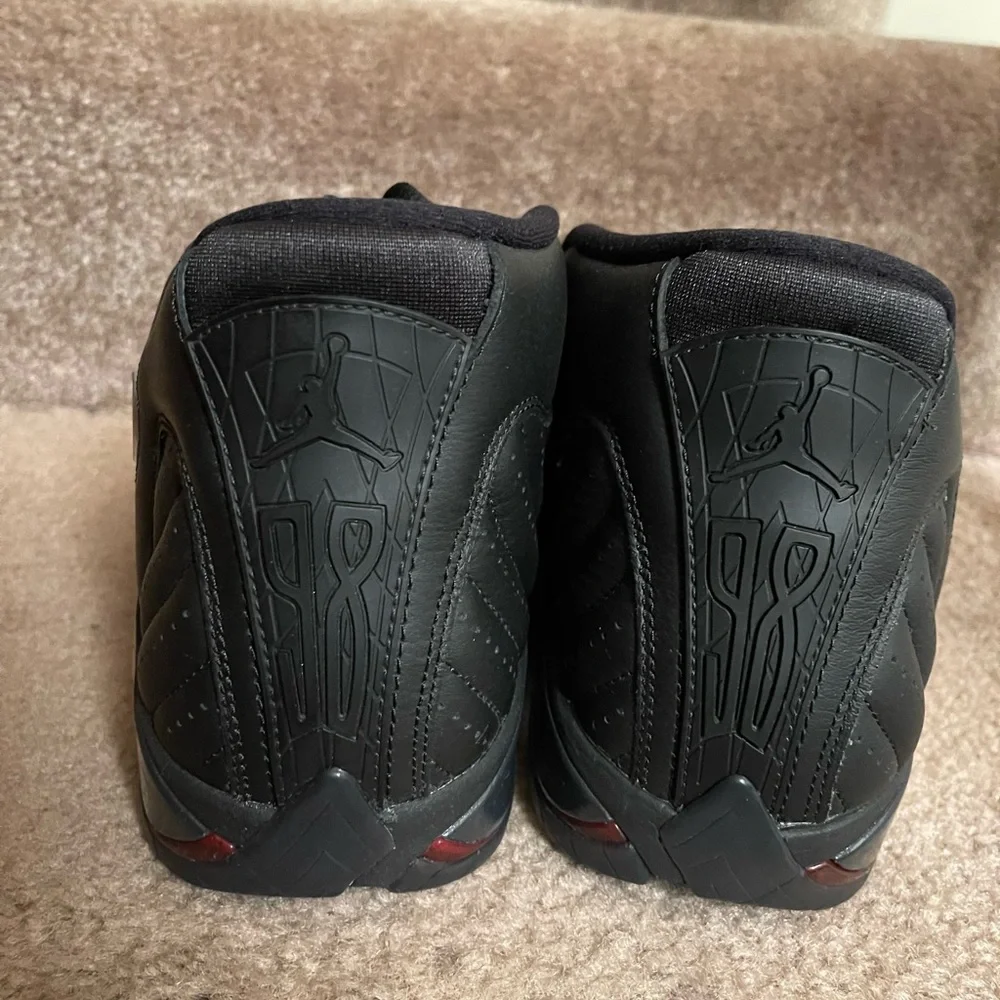 Black & Gold Jordan 14 DMP. - Picture 3 of 7